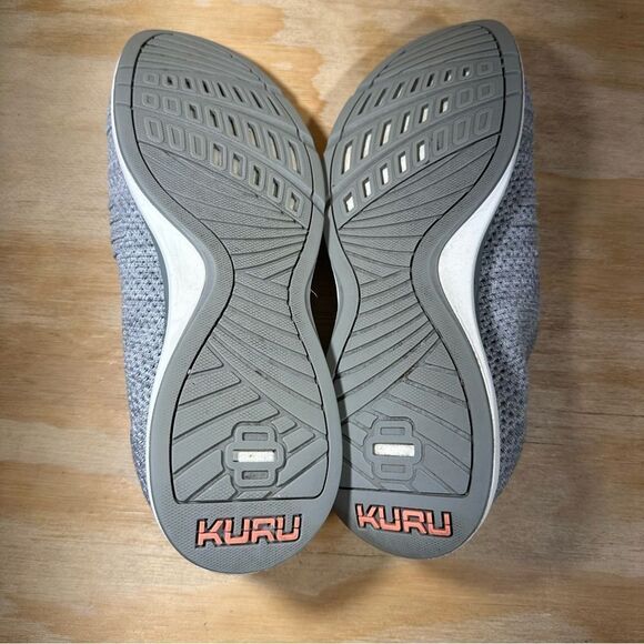 Kuru Gray Knit Slip-On Sneakers Women’s Size 10.5 - Picture 7 of 8